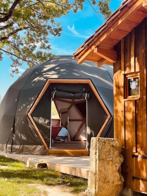 Dome Insolite Cedre Jacuzzi Et Petits Dejeuners Inclus Lagraulet-du-Gers Екстериор снимка