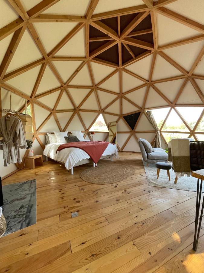 Dome Insolite Cedre Jacuzzi Et Petits Dejeuners Inclus Lagraulet-du-Gers Екстериор снимка